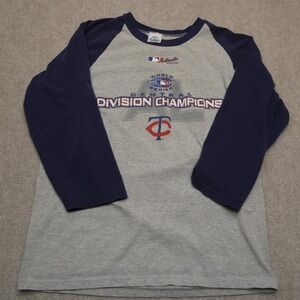 2006 Minnesota Twins World Series Shirt‎ Central Division Champions Baseball